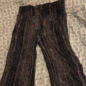High waist wide leg pant